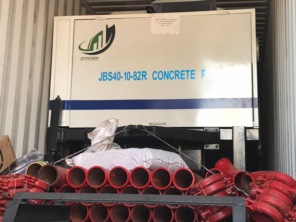 concrete pump mixer