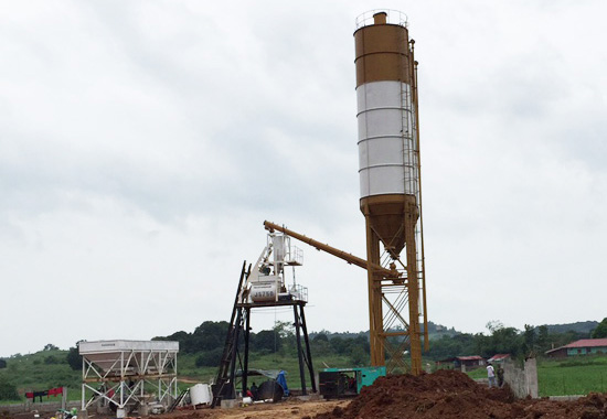 Concrete Batching And Mixing Plant