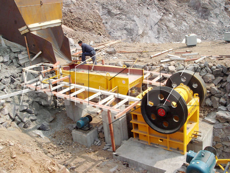 jaw crusher on line