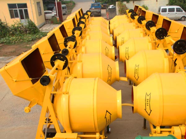 diesel concrete mixer steel rope type