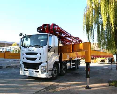high level concrete pump truck machine