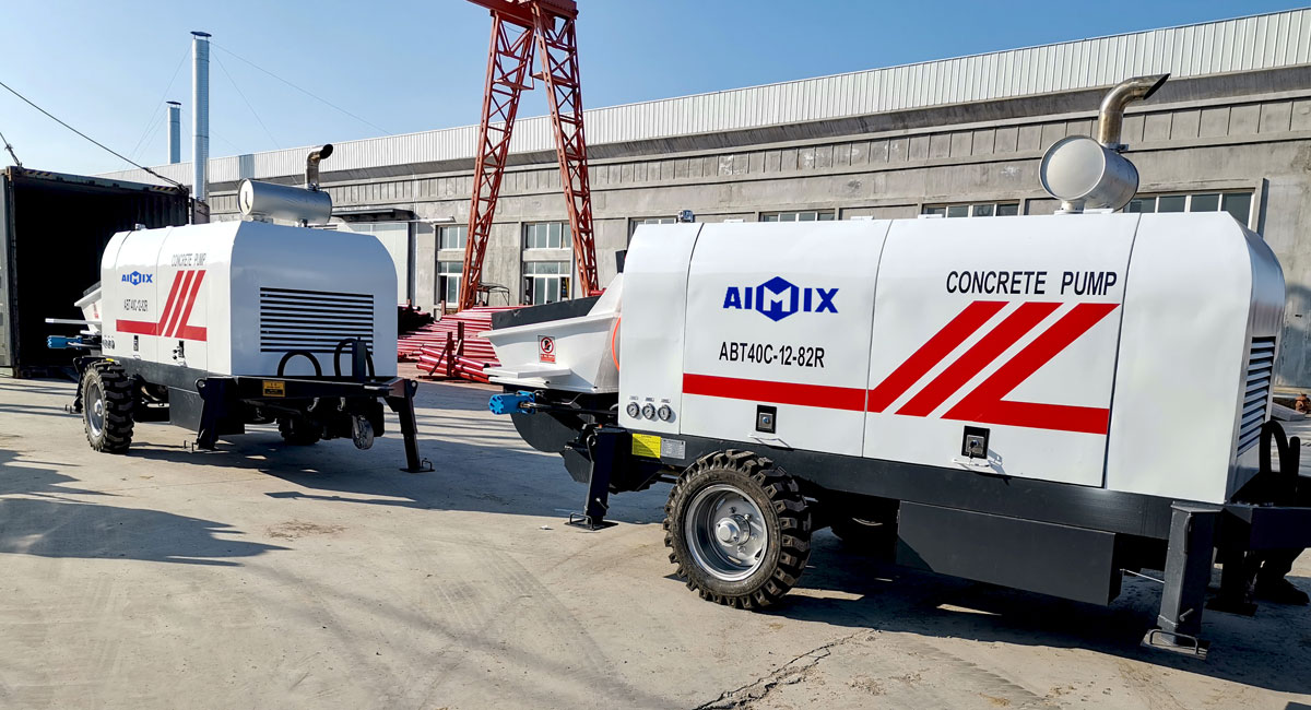 ABT40C mobile concrete line pump