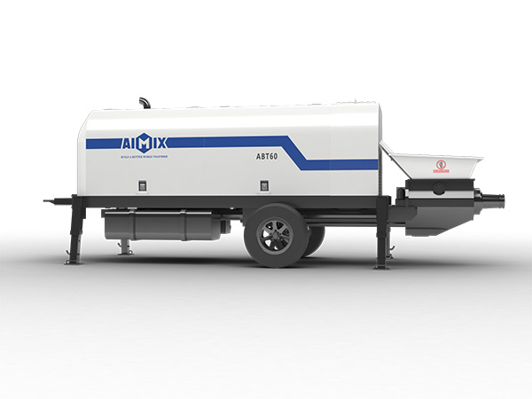  China Trailer Concrete Pump
