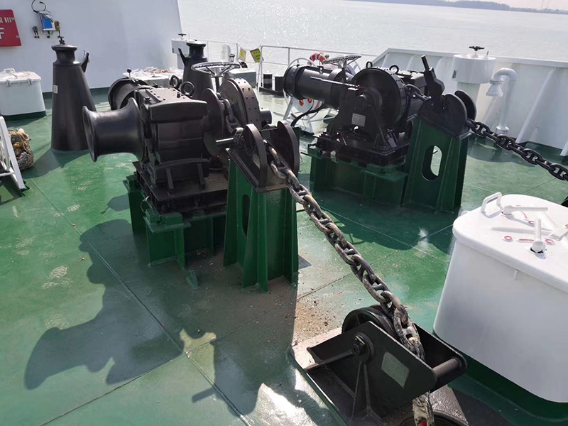 Where Is A Boat Anchor Winch Installed?