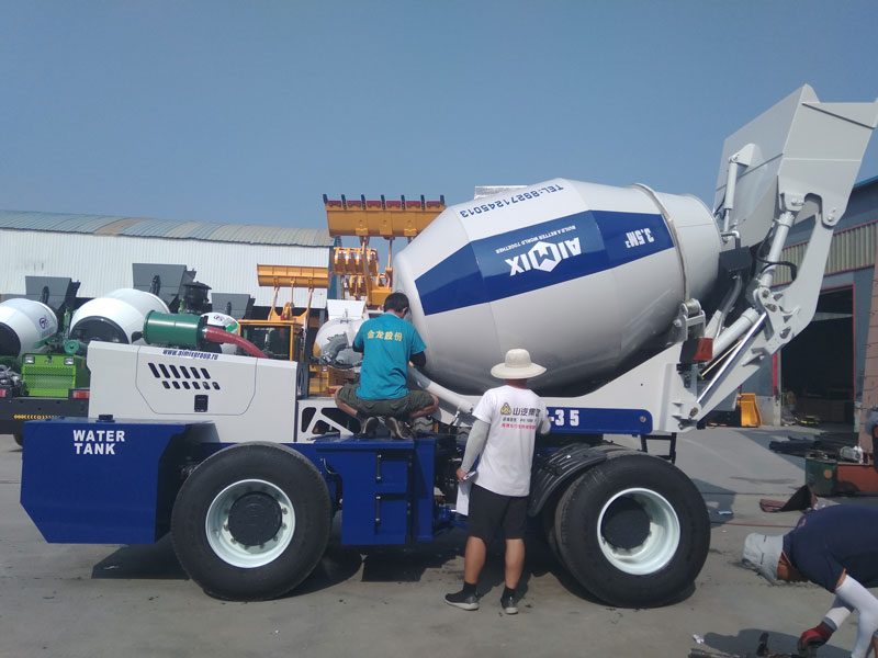 AS-4.0-Aimix-Mixer Beton Self Loading Mixer-Sent-to-Russia
