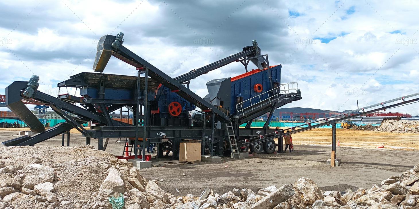 wheeled impact crusher mobile