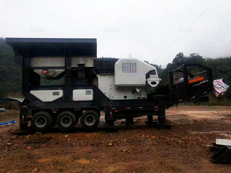 Wheel Mounted Mobile Stone Crusher Plant