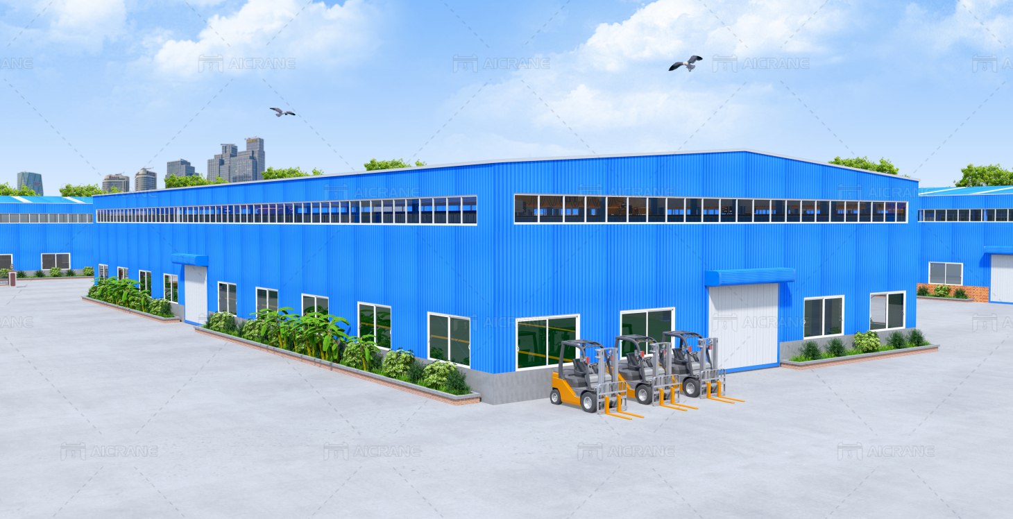 Aicrane steel structure warehouse building