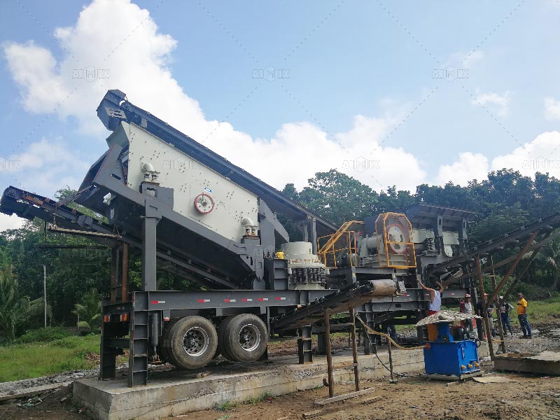 Mobile Concrete Crushing Plant