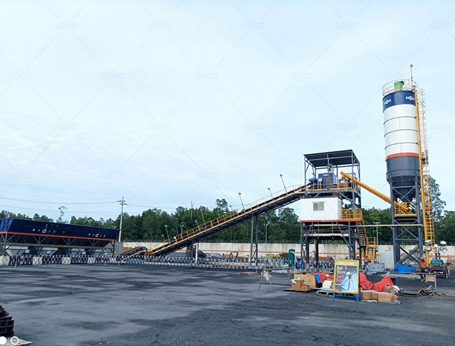 AJ90 Concrete Plant in Indonesia