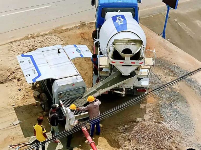 ABT40C Diesel Concrete Pump for Residential Building in Thailand