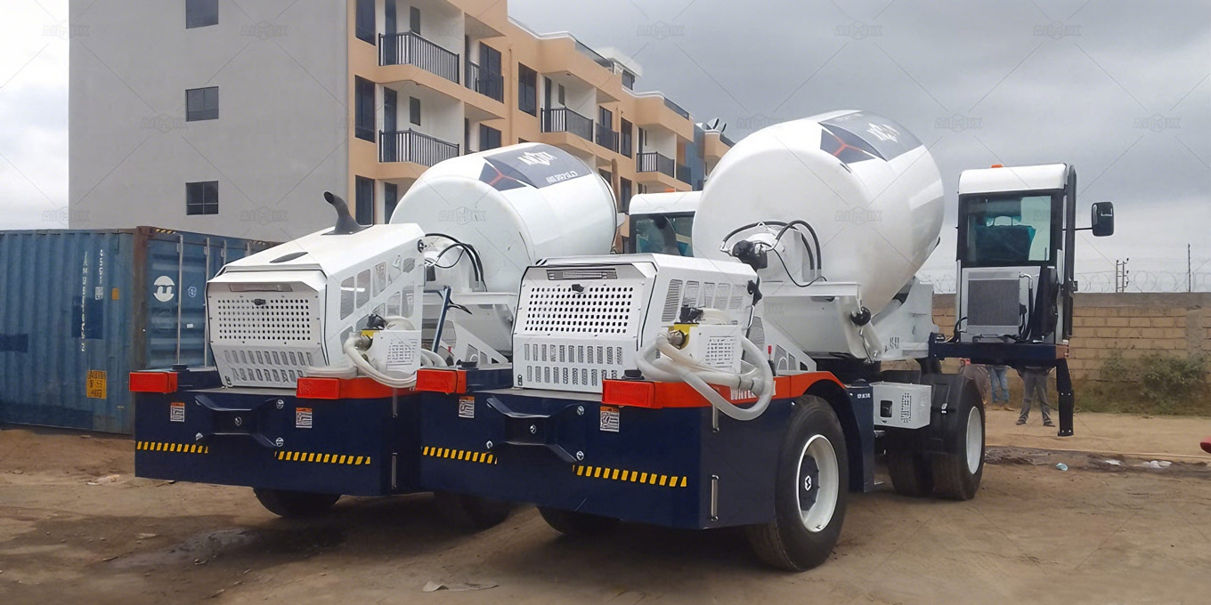 large concrete mixers