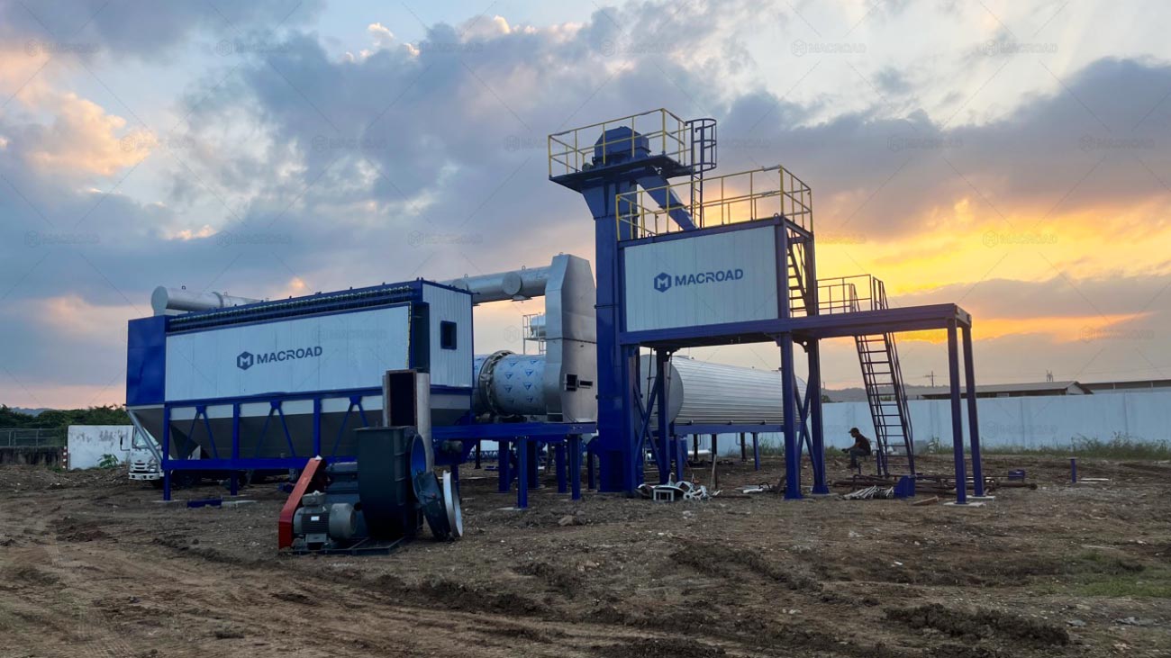 Mobile Continuous Asphalt Mixing Plant in Ecuador
