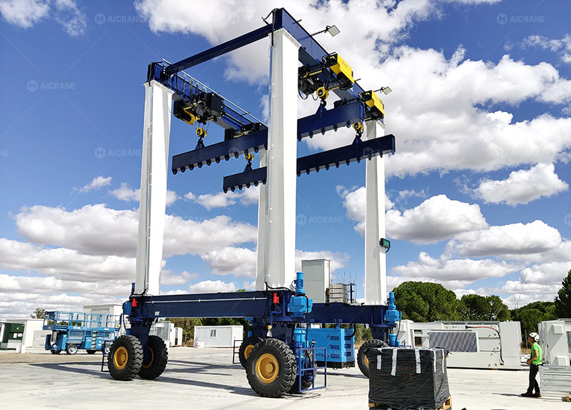 industrial rubber tyred gantry crane